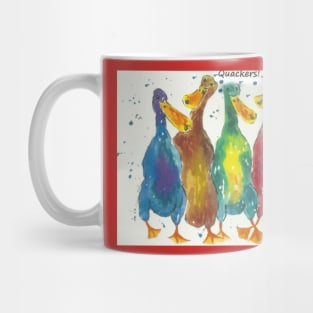 Colourful Ducks. "Quackers!" Mug